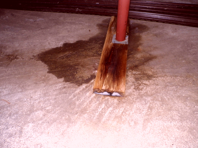 A whirlpool leak found during a recent Madison home inspection